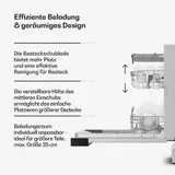 Klarstein Velaire 45 cm teilintegrierter Geschirrspüler kompakt leise EEK B – Bild 5