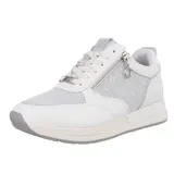 Damen Low-Top Sneaker mit Glitzer und Lochschnürung Ital-Design 6043 in Weiß – Bild 6