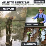 Wathose-n Herren/Damen Angler-Hose wasserdicht mit Stiefel Fischer Angelanzug – Bild 5