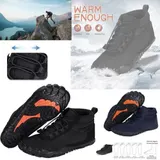Barfußschuhe Winter Herren Damen Traillaufschuhe Warm Winterschuhe Sneaker – Bild 7