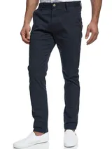 Indicode Herren Chinohose Cherry-Stoffhose Stretchhose Business Pants Chino Hose – Bild 1