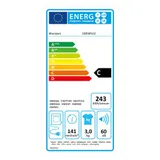 Wäschetrockner Ablufttrockner 50cm Frontlader 1020W Timer 3kg Kapazität schwarz – Bild 7