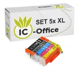 Canon Pixma iX6850 A3 DRUCKER WLAN FOTOS AIR PRINT CLOUD PRINT + 5 XL TINTE NEU – Bild 7