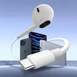 Apple EarPods USB-C Kopfhörer Kabelgebunden Mikrofon Weiß  – Bild 8
