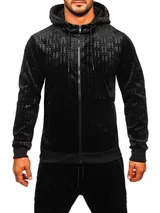 Trainingsanzug Jogginganzug Laufhose Sweatshirt Basic Men Herren BOLF Unifarben – Bild 4