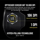 Corsair Dark Core RGB Pro SE Gaming Maus USB/Bluetooth 18.000 DFPI PC Mac PS5 – Bild 7