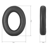 F??r Accentum Plus Wireless Kompatibel PU Ohrpolster Ersatz Set 2 St??ck – Bild 4