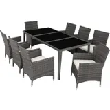 gartenmöbel set rattan wetterfest lounge möbel schutzhülle 8 personen bezugssets – Bild 6