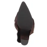 Damen Stiefel mit Reißverschluss und Reißverschluss Ital-Design 9586 in Braun – Bild 3
