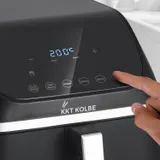Heißluftfritteuse Airfryer Fritteuse Air Fryer Frittieren Heißluft Schwarz – Bild 3