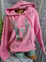 Bruno Banani Damen Sweatshirt Hoodie Rosa Kapuze Langarm Gr. 38 44 46 NEU (7764) – Bild 3