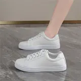 Damen Sneaker Sportschuhe Turnschuhe Laufschuhe Freizeit Schuhe Schnürung DE – Bild 8