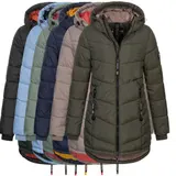 Sublevel Damen Winter Jacke Mantel Parka Steppjacke Steppmantel Wintermantel – Bild 5