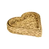 HMF Geschenkkorb leer Aufbewahrungskorb Wasserhyazinthe Flechtkorb div. Formen – Bild 4