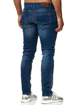 TAZZIO Jeans Slim Fit Herren Jeanshose Stretch Designer Hose Destroyed Denim – Bild 3