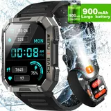 Blackview Smartwatch Herren, Fitnessuhr mit Telefonfunktion Kompass Sportuhr Uhr – Bild 1