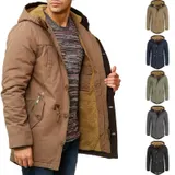 Indicode Herren Winterjacke Barge-Herrenjacke Parka Wintermantel Kapuze Männer – Bild 7