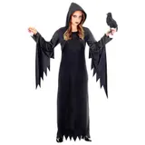 HEXE MITTELALTER GOTHIK KOSTÜM KINDER Karneval Halloween Kleid Mädchen # 0164 – Bild 1