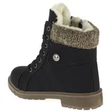 Damen Stiefeletten Boots Stiefel Booty Gefütterte Winterschuhe Schuhe Warmfutter – Bild 3