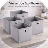 Faltbox 4er Set Aufbewahrungsbox Faltkiste Box Regalbox Staubox faltbar 20x20x20 – Bild 2