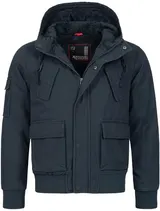 A. Salvarini warme Herren Designer Winter Jacke Teddyfell gefüttert Winterjacke – Bild 1