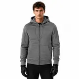Motorrad Hoodie Aramid Herren Biker Jacke CE-Protektoren Grau Motorrad jacke Neu – Bild 11