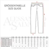 A. Salvarini Designer Herren Jeans Hose Basic Jeanshose Comfort Fit gerades Bein – Bild 6