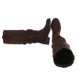 Damen Stiefel mit Reißverschluss und Reißverschluss Ital-Design 6038 in Braun – Bild 2