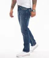 Rock Creek Herren Jeans Hosen Comfort Fit dicke Naht Denim Blau Herrenjeans M70 – Bild 8