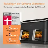 Cosori CAF-R901-AEU Doppel-Heißluftfritteuse Airfryer 8,5L10-in-1 Funktion 1750W – Bild 2