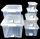 Aufbewahrungsbox mit Deckel 1,25 - 30 L Kunststoffbox Plastikbox Box Transparent – Bild 4