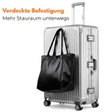 Aluminium Koffer Mittelgroßer Reisekoffer Hartschalenkoffer Handgepäck Trolley – Bild 2