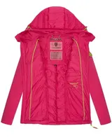 Navahoo Damen Fleece Hybrid Jacke Wanderjacke Kapuzenjacke Trekkingjacke B852 – Bild 5