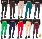 Bellivalini Damen Thermohose Baumwolle Winter Warm Gefüttert Leggings Ski – Bild 7
