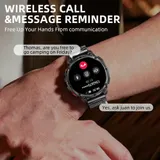Smartwatch Herren Mit Telefonfunktion Pulsuhr Fitness Tracker 1.70" Touchscreen – Bild 4