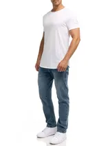 Indicode Herren T-Shirt Willbur-Herrenshirt Sommershirt Rundhalsausschnitt Shirt – Bild 5
