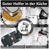 2500W Küchenmaschine 12L Edelstahl Schüssel XXL Knetmaschine Rührmaschine Timer – Bild 8