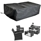 Schutzhülle Abdeckplane Gartenmöbel Schutzplane Garnitur Couch Sofa Plane Hülle – Bild 3