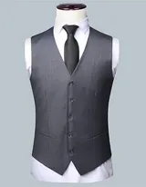 Männer Solid Color Business Anzug Hochwertige Mode Bankett Hochzeit Trend  – Bild 20