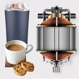 Kaffeemühle Elektrische 200W Grinder Mühle Coffee Kaffeebohnen Getreide Retoo – Bild 14