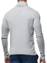 Indicode Herren Langarmshirt Eagon-Rollkragen Shirt Longsleeve Baumwolle Männer – Bild 3