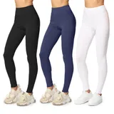 Merry Style Damen Lange Freizeithose Leggings Elastischer Bund Baumwolle XS-5XL – Bild 1