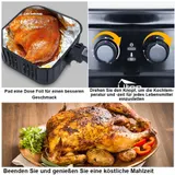 Fritteuse 1700W 5,5L Heißluftfritteuse Fettfrei Heißluft Ofen Grill  BBQ Pommes – Bild 4