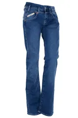 Herrlicher Pearl Boot Cut Stretchjeans Damen Denim Blau – Bild 1