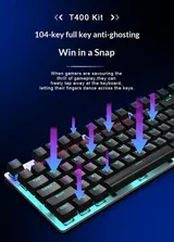 Mechanische Gaming-Tastatur PC Keyboard Kabellose Wireless Bluetooth/2,4 GHz/USB – Bild 20