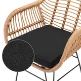 CASARIA® Balkonset 3 teilig Sitzgruppe Garten Bistroset Balkonmöbel Lounge Set – Bild 3