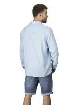 riverso Leinenhemd Herren RIVFabio Regular Fit Freizeithemd Langarm Leinen Hemd – Bild 2