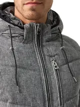 Indicode Herren Winterjacke Circus-Steppjacke Kapuze Übergangsjacke Männer Jacke – Bild 5