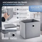 Faltbox 4er Set Aufbewahrungsbox Faltkiste Box Regalbox Staubox faltbar 20x20x20 – Bild 7