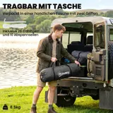 Outsunny Tunnelzelt Campingzelt für 4 Personen mit 2 Schlafzimmern Wohnbereich – Bild 8